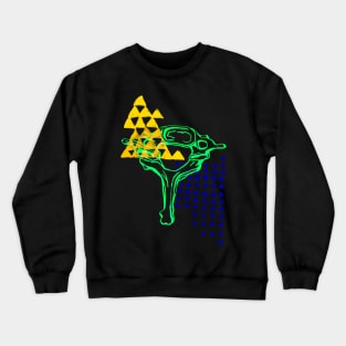 7th Cervical Vertebrae 2 Crewneck Sweatshirt